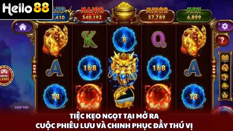 Tiệc kẹo ngọt tại mở ra cuộc phiêu lưu và chinh phục đầy thú vị