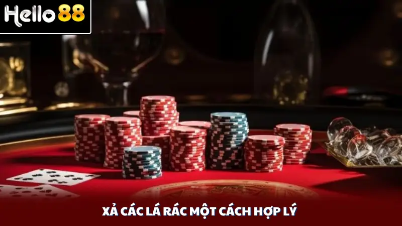 Xả các lá rác một cách hợp lý